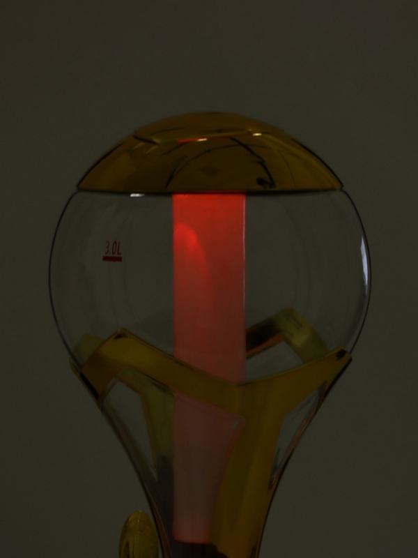 Башня пивная «Шар», 3 л, ёмкость для льда, подсветка, пластик, золотистый Башня пивная «Шар», 3 л, ёмкость для льда, подсветка, пластик, золотистый