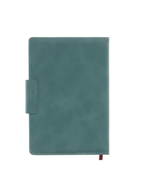 Ежедневник недатированный формат А5, с хлястиком, 96л, линия, пвх, Изумрудный Ежедневник недатированный формат А5, с хлястиком, 96л, линия, пвх, Изумрудный