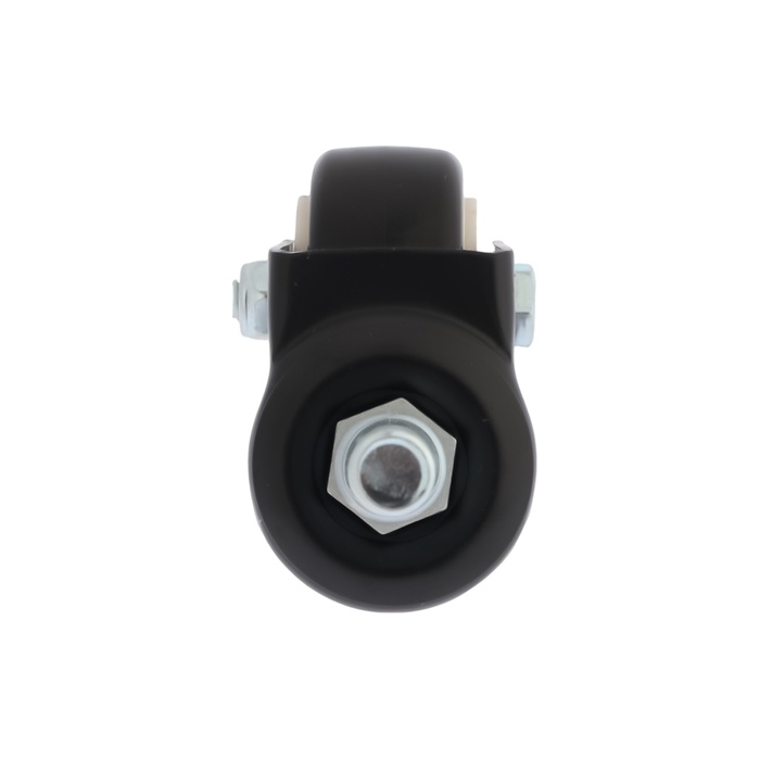 Колесо мебельное ТУНДРА, d=40 мм, поворотное, с футоркой 10х25 мм, без тормоза, черное Колесо мебельное ТУНДРА, d=40 мм, поворотное, с футоркой 10х25 мм, без тормоза, черное