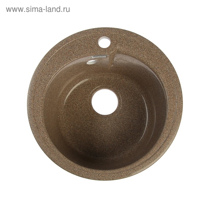 Мойка кухонная из камня MARRBAXX Венди Z4Q9, d=435мм, терракотовая Мойка кухонная из камня MARRBAXX Венди Z4Q9, d=435мм, терракотовая