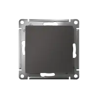 ATLASDESIGN 1-клавишный ВЫКЛЮЧАТЕЛЬ, сх.1, 10АХ, механизм, БАЗАЛЬТ