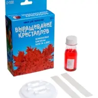 Выращивание кристаллов &laquo;Опыты. Лучистый кристалл&raquo;, цвет красный
