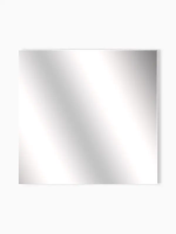 Зеркало настенное, квадратное, на клеевой основе, акриловое, 30&times;30 см