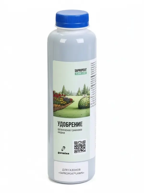 Удобрение для газонов SAPROPEAT, жидкое гуминовое, 0.5