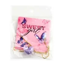 Подвеска с кулоном сердце Sweet girl, 2.4&times;2.3 см