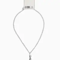 Кулон на цепочке &laquo;ДНК&raquo;, L=42 см, цвет чернёное серебро