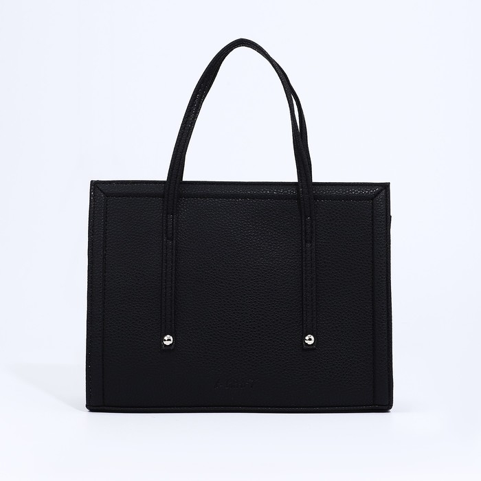 Сумка тоут L-Craft на молнии, цвет чёрный Сумка тоут L-Craft на молнии, цвет чёрный