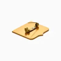 Значок &laquo;Герб&raquo;, 3 см, цветной в золоте