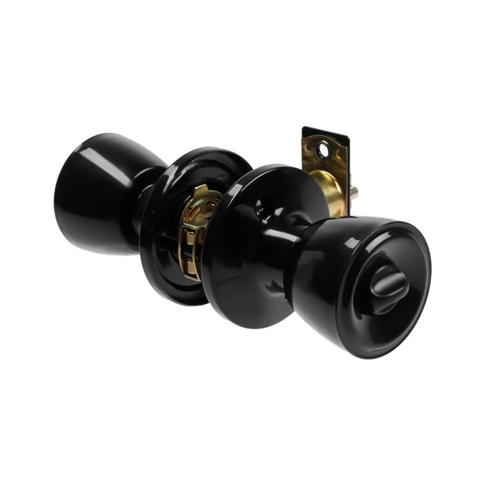 Защелка 1203, с ключом, цвет глянцевый черный Защелка 1203, с ключом, цвет глянцевый черный