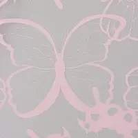 Пленка для цветов, "Бабочки", розовая, 57х57 см