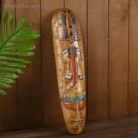 Интерьерный сувенир маска "Геккон" 50х12х5 см