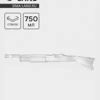 Штоф &laquo;Дробовик&raquo;, 750 мл, стекло, прозрачный