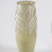 Ваза «Кармен» овал, h=23 см, стекло, бледно-зелёная Ваза «Кармен» овал, h=23 см, стекло, бледно-зелёная