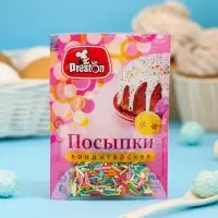 Посыпки кондитерские Preston декоративные «Радуга-вермишель», 7 г