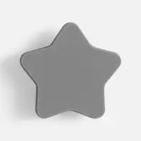 Джибитс из ПВХ &laquo;Звезда&raquo;, серый