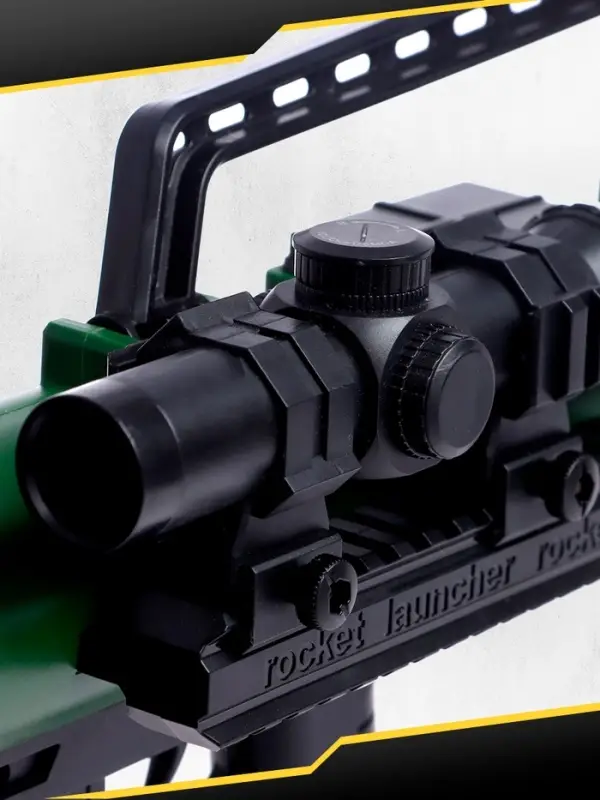 Базука &laquo;Элита&raquo;, свет, звук, стреляет мягкими снарядами, цвет МИКС