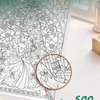 Раскраска по номерам, новогодняя, 17&times;24 см, &laquo;Принцессы&raquo;