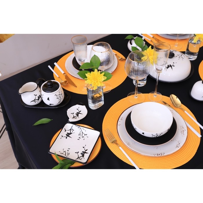 Набор сервировочный Доляна «Весенний вечер», 2 предмета: молочник 270 мл, сахарница 310 мл Набор сервировочный Доляна «Весенний вечер», 2 предмета: молочник 270 мл, сахарница 310 мл