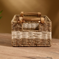 Корзина плетеная 36x21x15 см, сиграсс