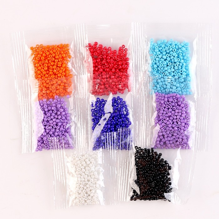 Вышивка бисером на деревянной подвеске на новый год «Радостный снеговик», набор для творчества