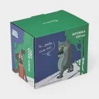 Кружка Quinsberry &laquo;Жил был пёс&raquo;, 420 мл, фарфор, белая