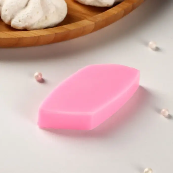 Молд для заливки &laquo;Багет&raquo;, силикон, 7.5&times;3.5&times;1.5 см, розовый