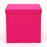 Коробка для воздушных шаров, Розовая 60&times;60&times;60 см