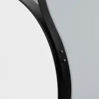 Зеркало настенное круглое &laquo;Клик Мебель&raquo; Black Leather, на кожаном ремне, d=52 см, цвет чёрный