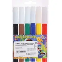 Фломастеры 6 цветов Jambo, вентилируемый колпачок, толстые