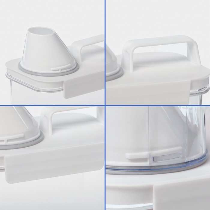 Контейнер для стирального порошка и кондиционера, с мерным стаканом, 2300 мл Контейнер для стирального порошка и кондиционера, с мерным стаканом, 2300 мл