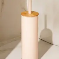 Ёршик для унитаза с подставкой SL Home, силиконовый, 9.8&times;9.8&times;39, бежевый