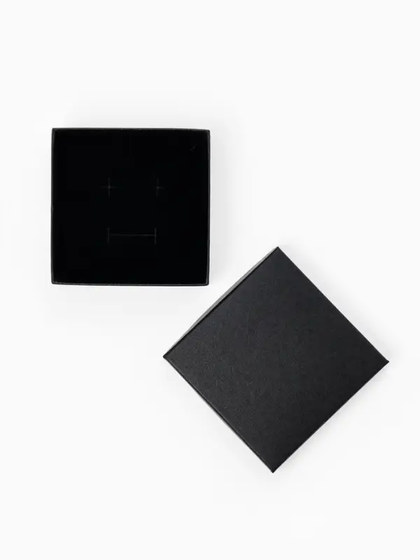 Коробочка подарочная под набор &laquo;Минимал&raquo;, 9&times;9 см, (полезная часть 8.5&times;8.5 см), чёрная