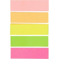 Клейкие закладки бумажные 5цв.по 50л. 14ммх50 Attache