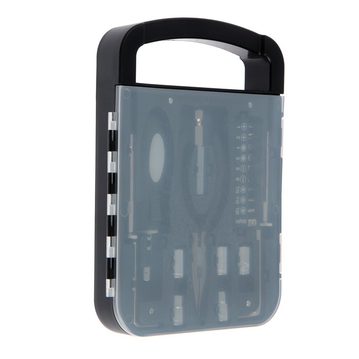 Набор инструментов ТУНДРА, подарочный пластиковый кейс, 22 предмета