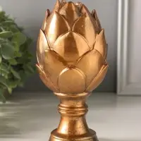 Фигурка гипс &laquo;Артишок&raquo;, 16&times;8&times;8 см, бронза винтаж