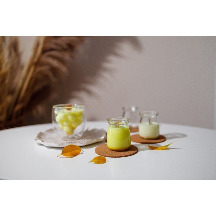 Набор стеклянных баночек для сыпучих продуктов с пробковой крышкой Доляна «Парфе», 100 мл, 5,7×7 см, 12 шт Набор стеклянных баночек для сыпучих продуктов с пробковой крышкой Доляна «Парфе», 100 мл, 5,7×7 см, 12 шт