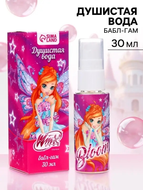 Душистая вода &laquo;Волшебный аромат&raquo;, аромат бабл-гам, 30 мл, WINX