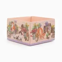 Коробка самосборная &laquo;Коты&raquo;, размер 11.5&times;11.5&times;7 см, плотность 270 г/м&sup2;