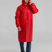 Дождевик со светоотражающими элементами Rainman Blink, красный, размер M