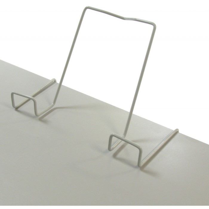 Подставка для книг, металлическая, для парт толщиной до 20 мм, серая Подставка для книг, металлическая, для парт толщиной до 20 мм, серая