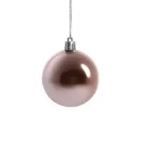 Ёлочные игрушки &laquo;Джоан&raquo;, новогодние, набор 10 шт., розово-зелёный