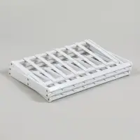 Подставка для цветов Greengo, 3 полки, 50&times;25&times;46 см, напольная, бамбук, белая