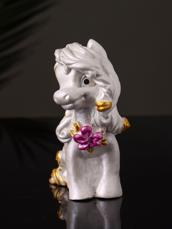 Статуэтка  Статуэтка "Пони Красотка" 10х7х5 см, перламутр