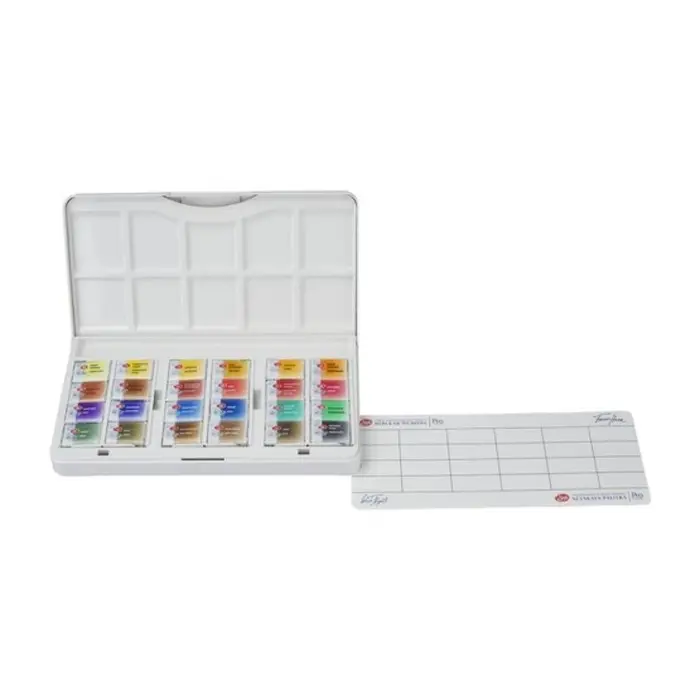 Акварель художественная в кюветах &laquo;ЗХК. Санкт-Петербург&raquo;, 24 цвета &times; 2.5 мл, пластиковая палитра