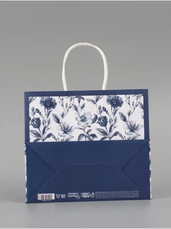 Пакет подарочный &laquo;Цвети&raquo;, 25 х 22 х 12 см
