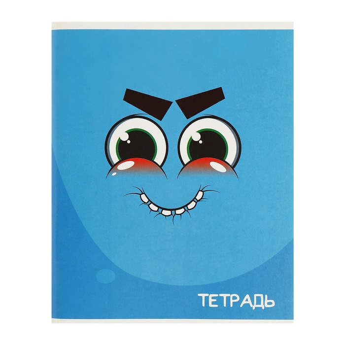 Комплект тетрадей из 4 штук, 96 листов в клетку Calligrata Комплект тетрадей из 4 штук, 96 листов в клетку Calligrata "Смайлики", обложка мелованный картон, блок офсет