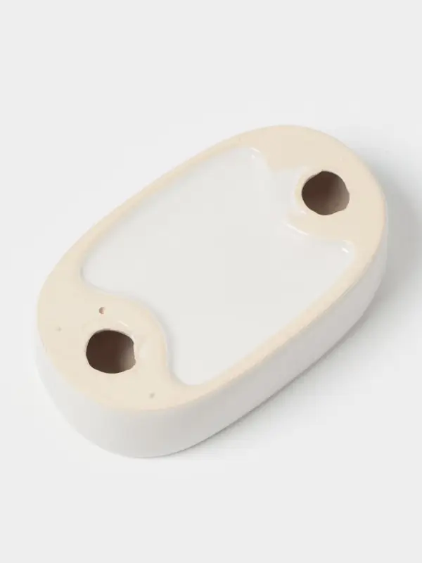 Аксессуары для ванной, 4 предмета, мыльница, дозатор для мыла, 2 стакана, белые