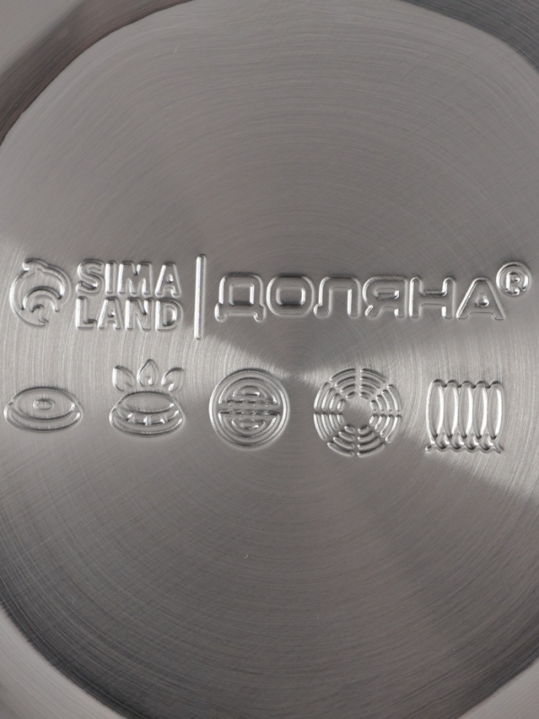 Чайник со свистком из нержавеющей стали Доляна Magic forest, 3 л, с индикатором нагрева, индукция Чайник со свистком из нержавеющей стали Доляна Magic forest, 3 л, с индикатором нагрева, индукция