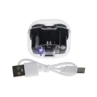Наушники беспроводные Mybit Pro13, TWS, вкладыши, Bluetooth 5.0, 30/180 мАч, чёрные в прозрачном кейсе