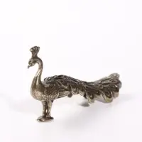 Фигурка декоративная &laquo;Королевский павлин&raquo;, металл, 11&times;2.5&times;5.9 см
